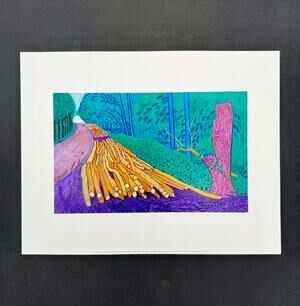 David Hockney 1937-2026 Exhibition Collection - Set of 3 Matted Prints